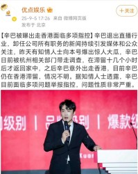 开云电脑版-曝辛巴出走香港被带走，面临多项指控，知情人曝问题性质很严重